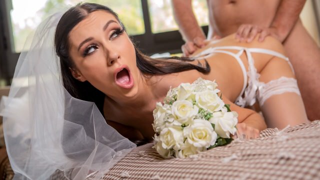 A Sexy Bride In White Lingerie Gets Fucked
